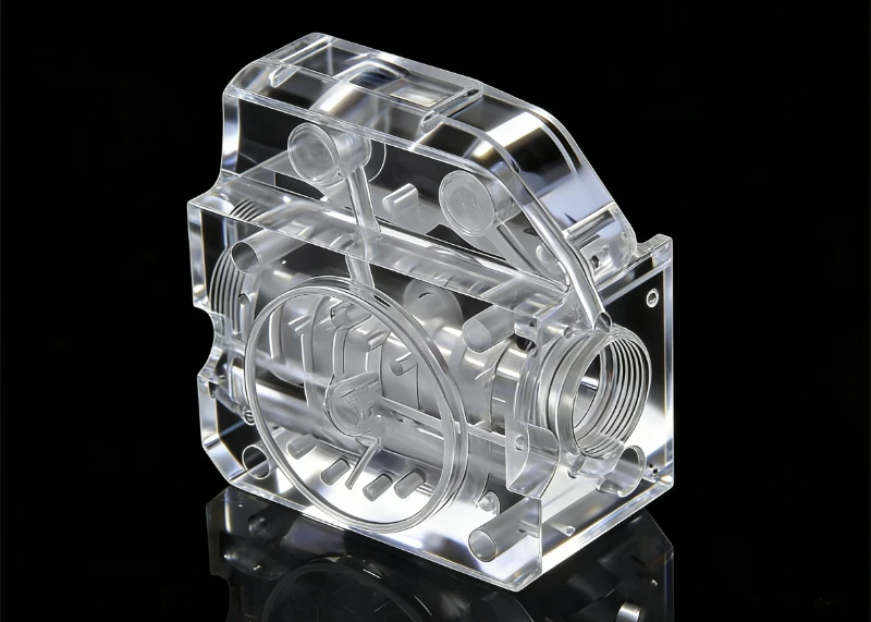 アクリル CNC 機械加工プラスチック機械部品